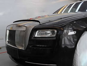 劳斯莱斯幻影贴隐形车衣效果图