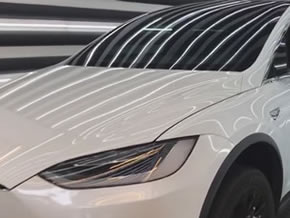 特斯拉MODEL X施工菲林车衣隐形车衣